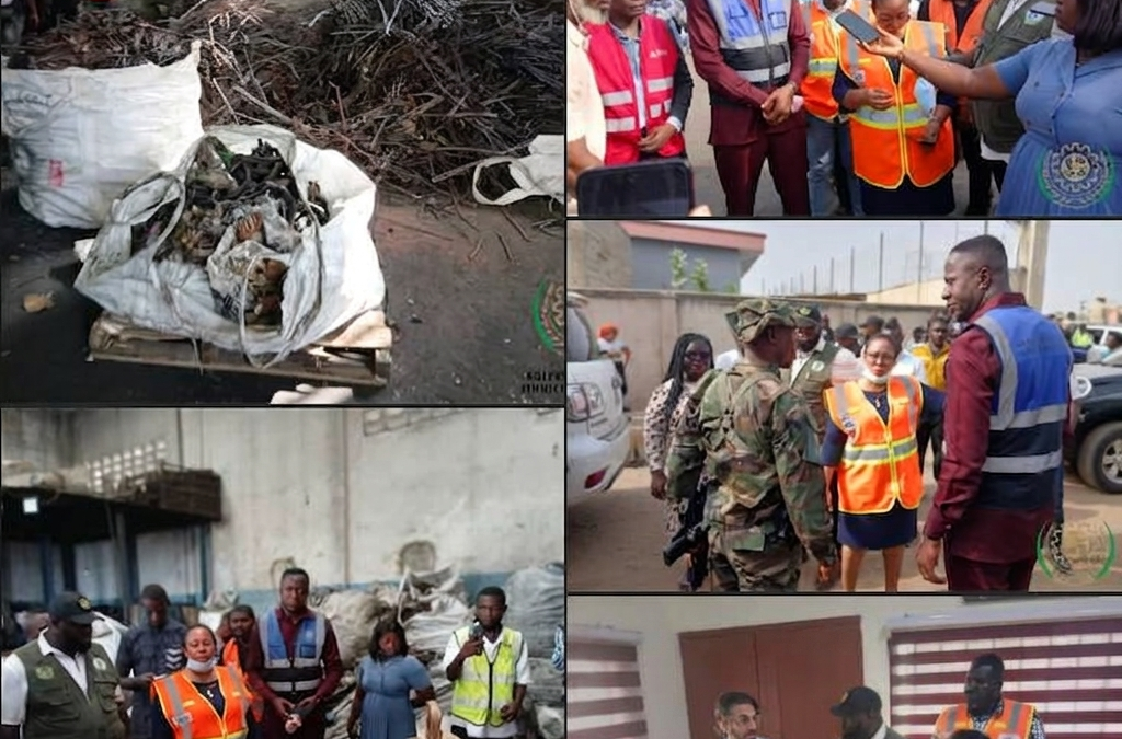 A joint enforcement operation led by the Greater Accra Regional Minister
